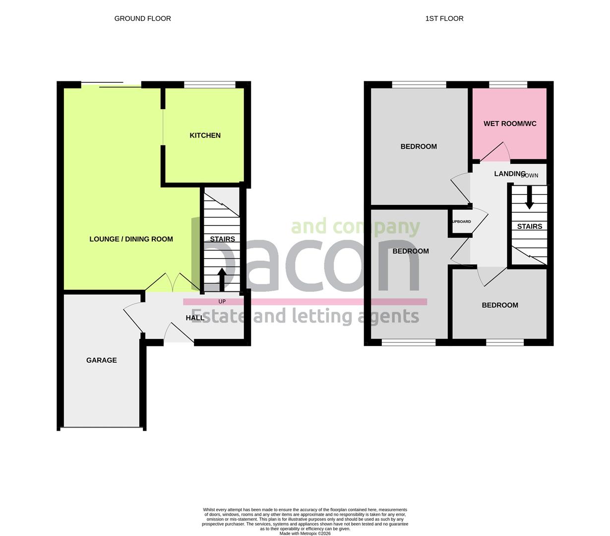Floor Plan | House - End Terrace | Taw Close, Durrington, BN13 | For Sale